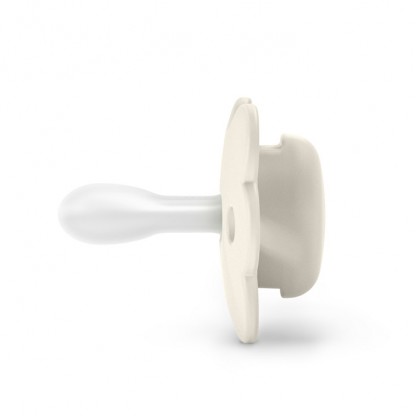 Пустышка-бабочка физиологическая Suavinex Wonderland, 0–6 мес., бежевая с рисунком