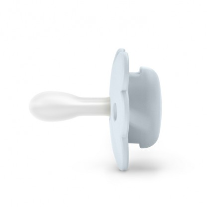 Пустышка-бабочка физиологическая Suavinex Wonderland, 0–6 мес., голубая с рисунком