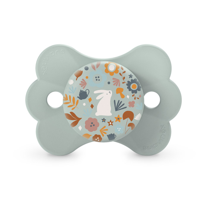 Пустушка фізіологічна Suavinex Wonderland «Метелик», 6–18 міс, світло-зелена 