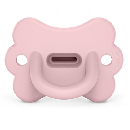 Пустушка фізіологічна Suavinex Colour Essence «Метелик», 0–6 міс, рожева