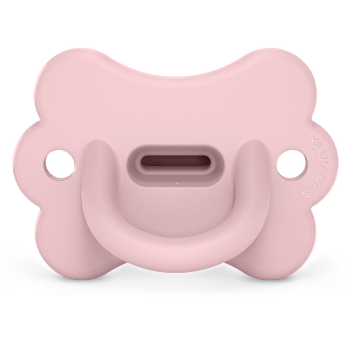 Пустушка фізіологічна Suavinex Colour Essence «Метелик», 0–6 міс, рожева