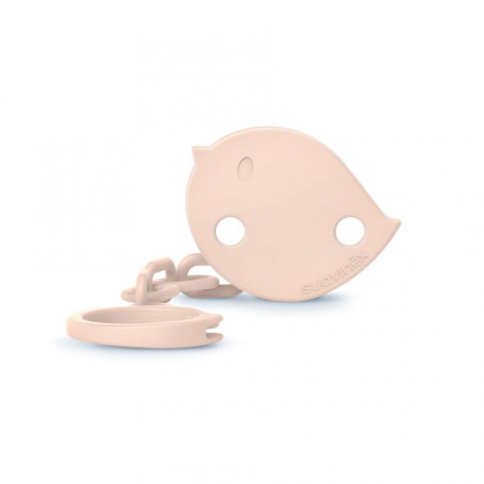 Кліпса для пустушки, "Birdies", світло-рожева