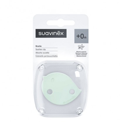 Кліпса для пустушки Suavinex Birdies, м’ятна