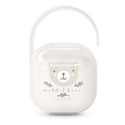 Футляр для пустушки Suavinex Wild & Free, світло-сірий