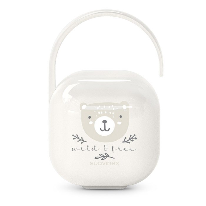 Футляр для пустушки Suavinex Wild & Free, світло-сірий