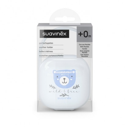 Футляр для пустышки Suavinex Wild & Free, голубой