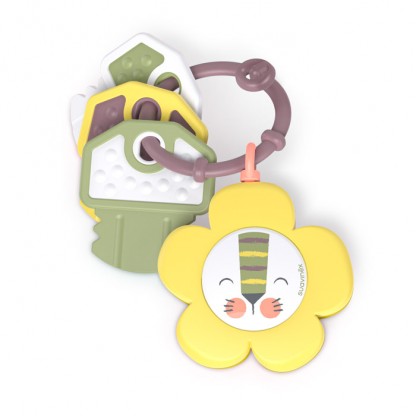 Игрушка-прорезыватель музыкальная Suavinex, желтая