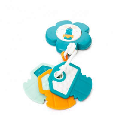 Игрушка-прорезыватель музыкальная Suavinex, бирюзовая