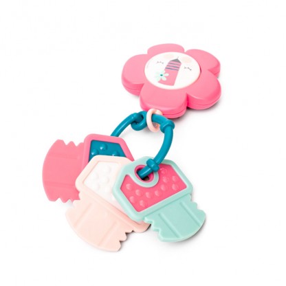 Игрушка-прорезыватель музыкальная Suavinex, розовая