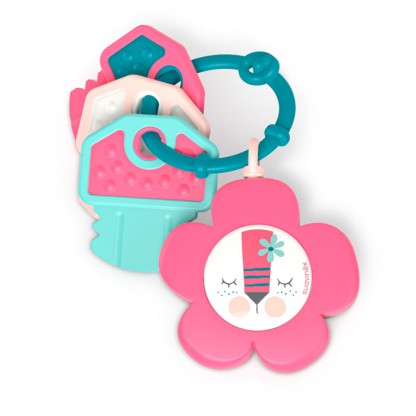 Игрушка-прорезыватель музыкальная Suavinex, розовая