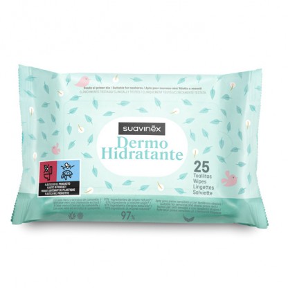 Гигиенические влажные салфетки Suavinex, 25 шт.