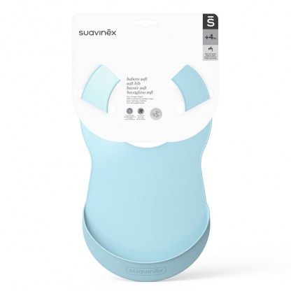 Нагрудник Suavinex Лесные истории, голубой