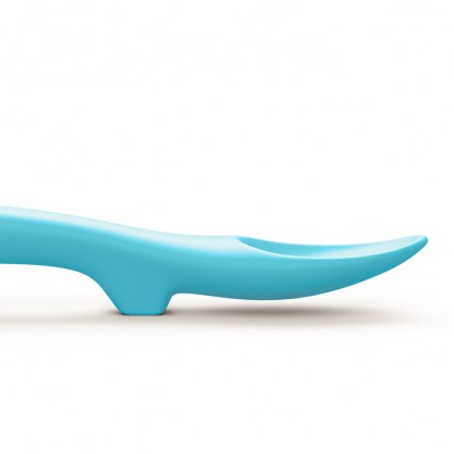 Ложка силіконова Suavinex, блакитний кит