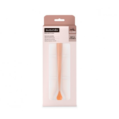 Ложка силіконова Suavinex Colour Essence, помаранчева