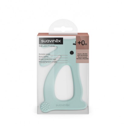 Прорезыватель кролик Suavinex Wonderland, голубой