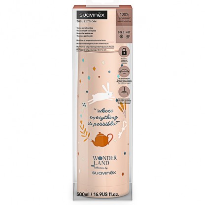 Термос для рідини Suavinex Wonderland 500 мл рожевий