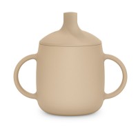 Чашка силиконовая Suavinex 3-в-1 Colour Essence, 270 мл, бежевая