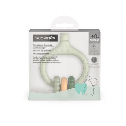 Прорізувач для масажу ясен Suavinex Stage 0, зелений