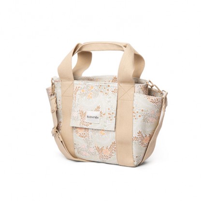 Сумка для мами Suavinex Poetry, середня, біла з малюнком