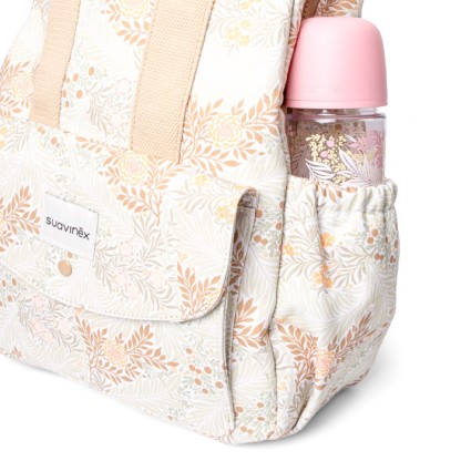 Рюкзак для мами Suavinex Poetry, білий з малюнком
