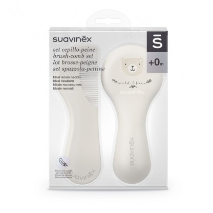 Набор расчесок Suavinex Wild Free, бежевый (2 шт)