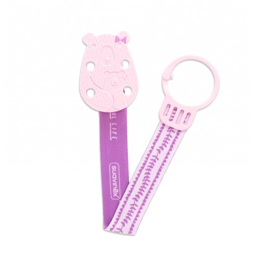 Клипса для пустышки Suavinex, Смысл жизни филолетова лента