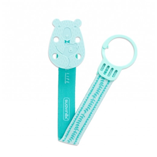 Клипса для пустышки Suavinex, Смысл жизни зеленая лента