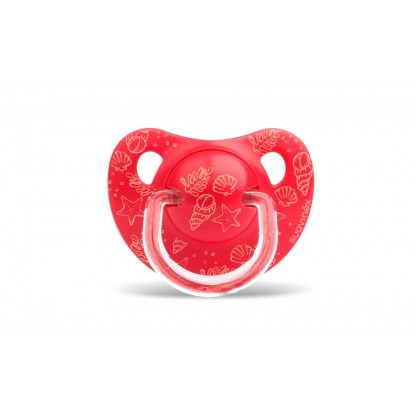 Пустышка анатомическая силиконовая Suavinex, 6-18 месяцев, Морские истории красное море