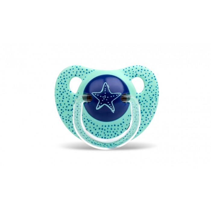 Пустышка анатомическая Suavinex, 6-18 месяцев, Морские истории морская звезда