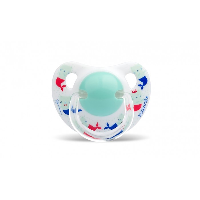 Пустышка анатомическая Suavinex, 6-18 месяцев, Морские истории зеленая русалка