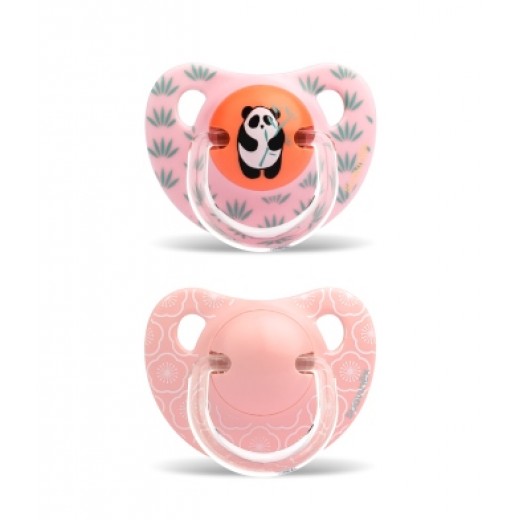 2 пустушки Suavinex, 6-18 місяців, Історії панди рожева панда 2 пустушки Suavinex, 6-18 місяців, Історії панди рожева панда