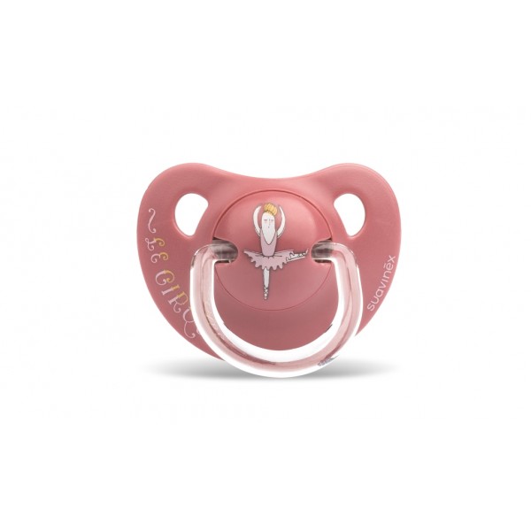 2 анатомические пустышки Suavinex, 18+, Феерические истории розовые