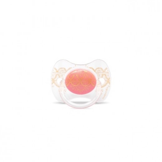 Пустушка фізіологічна Suavinex, 4-18 місяців, Couture рожева