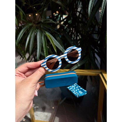 Дитячі сонцезахисні окуляри Suavinex круглі 24–36 місяці сині