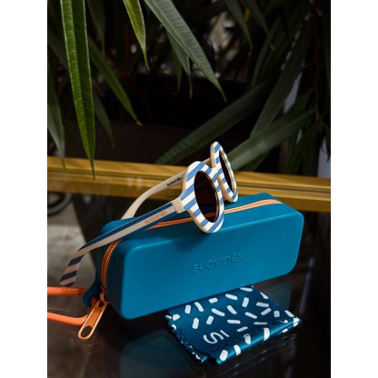 Дитячі сонцезахисні окуляри Suavinex круглі 24–36 місяці сині