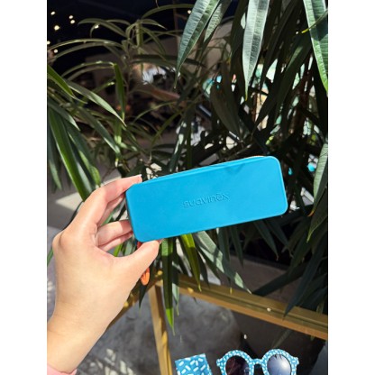 Окуляри дитячі сонцезахисні Suavinex, кругла форма, 3-8 років, сині з малюнком