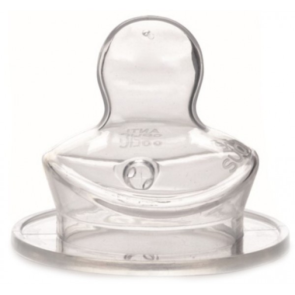 Соска силиконовая анатомическая Suavinex , медленный поток, 0-6 месяцев