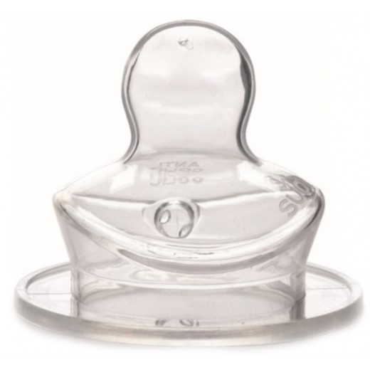 Соска силиконовая анатомическая Suavinex, средний поток, 0-6 месяцев