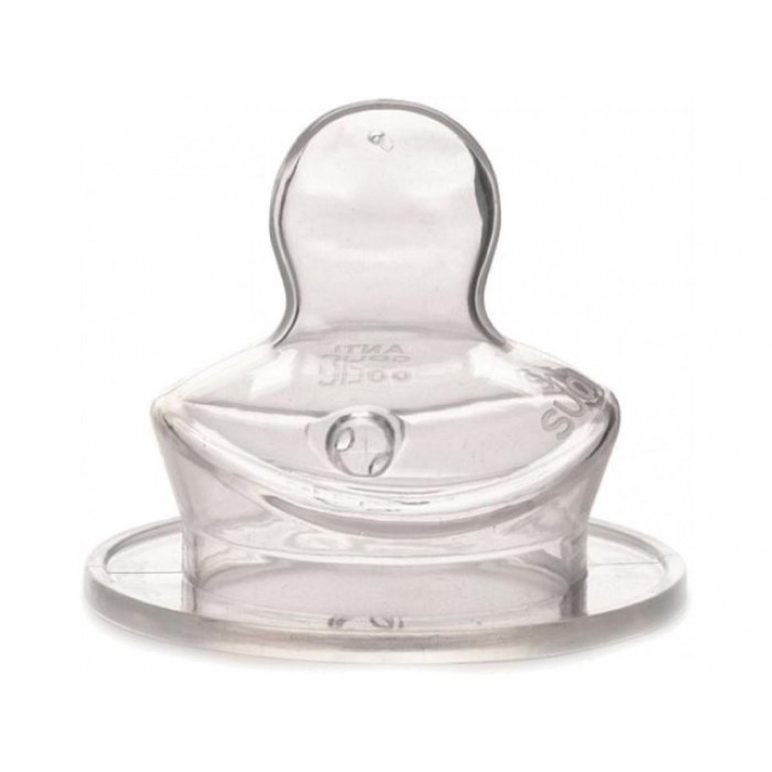 Соска силіконова анатомічна Suavinex, середній потік, +6 місяців