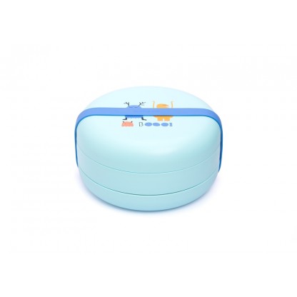 Набор тарелок 2 тарелки, Истории маленьких монстров  синий