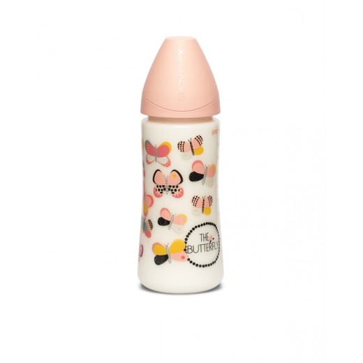 Бутылочка, 360 мл, круглая соска быстрый поток, Крылатые истории оранжевая Бутылочка, 360 мл, круглая соска быстрый поток, Крылатые истории оранжевая