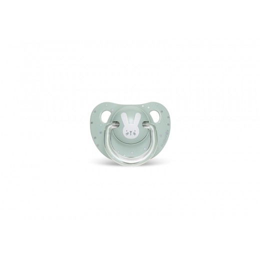 Пустушка анатомічна, 0-6 місяців, Hygge:Затишні історії бірюзовий зайчик Пустушка анатомічна, 0-6 місяців, Hygge:Затишні історії бірюзовий зайчик