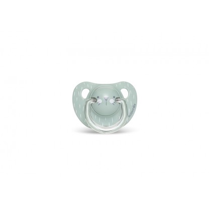 Пустышка анатомическая, 6-18 месяцев, Hygge: Уютные истории  бирюзовая