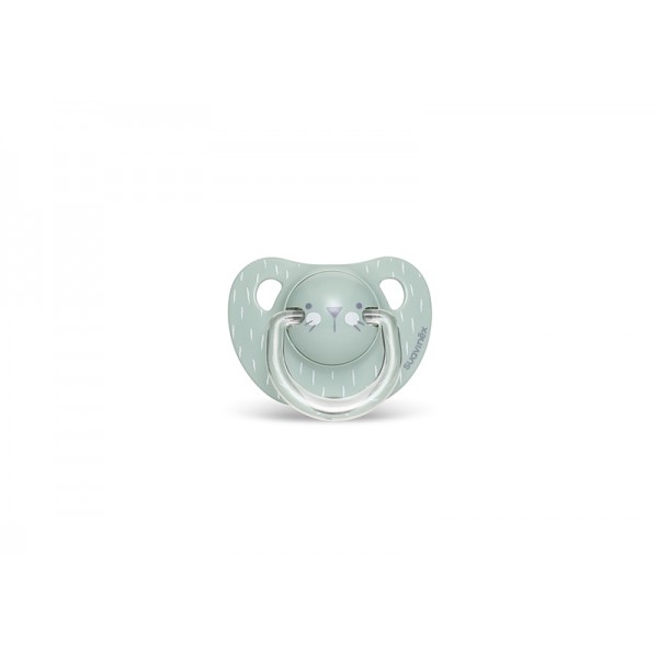 Пустышка анатомическая, 6-18 месяцев, Hygge: Уютные истории  бирюзовая