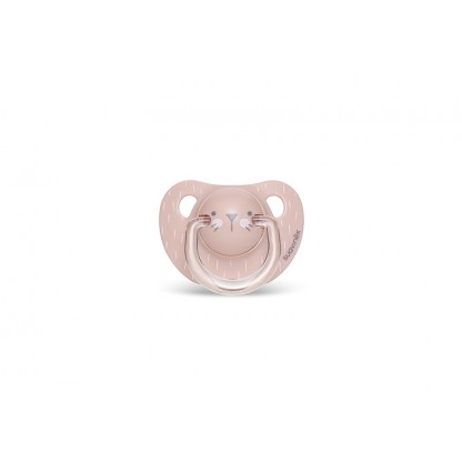 Пустышка анатомическая, 6-18 месяцев, Hygge: Уютные истории  розовая