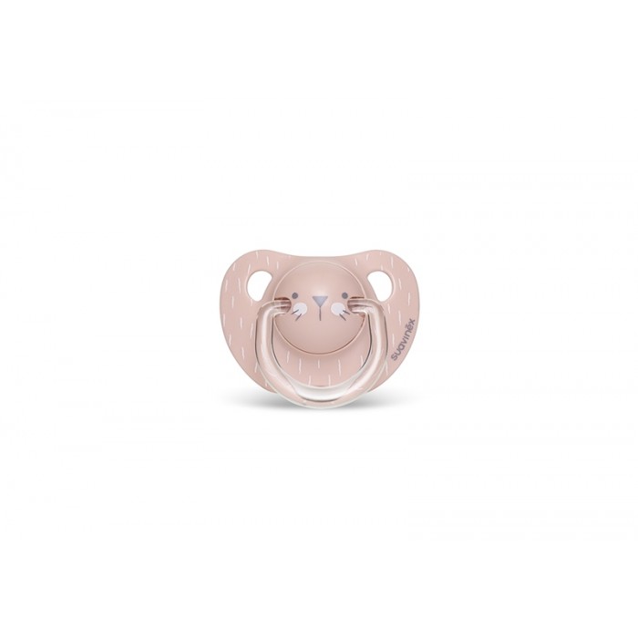 Пустышка анатомическая, 6-18 месяцев, Hygge: Уютные истории  розовая