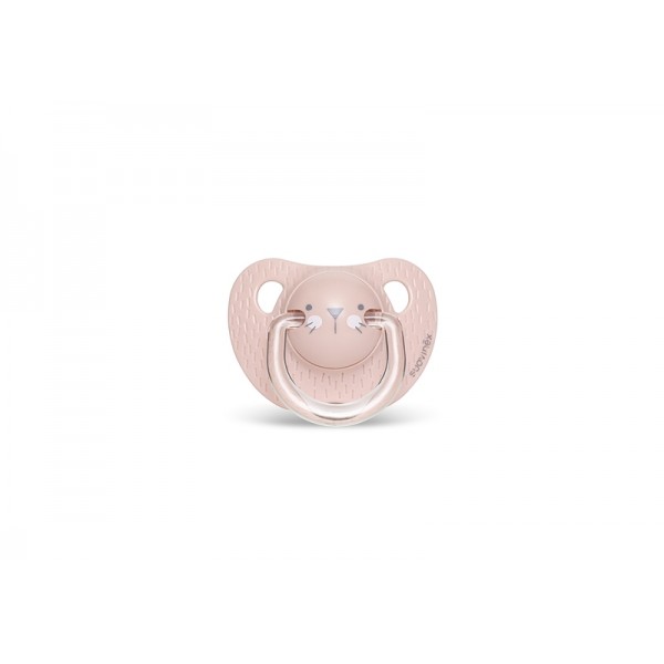 Пустышка анатомическая, 18+ Suavinex Уютные истории, розовая