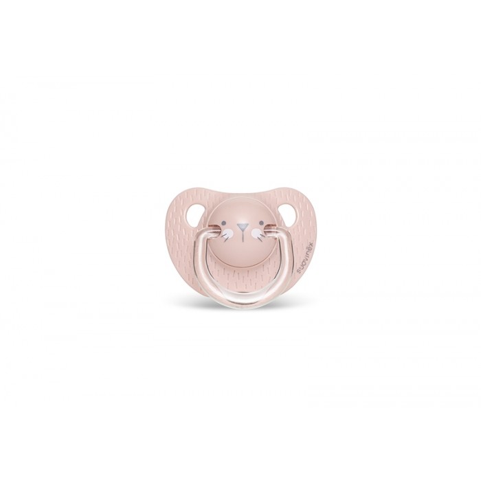 Пустышка анатомическая, 18+ Suavinex Уютные истории, розовая