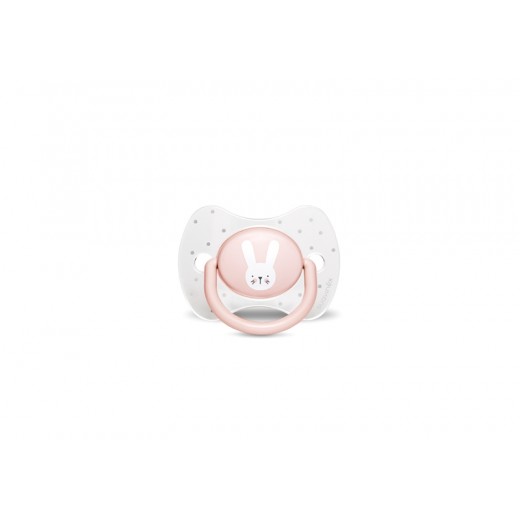 Пустышка физиологическая, 0-6 мес. Suavinex - Уютные истории, розовый зайчик Пустышка физиологическая, 0-6 мес. Suavinex - Уютные истории, розовый зайчик