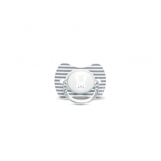 Пустышка физиологическая, 6-18 мес. Suavinex - Уютные истории, серый зайчик Пустышка физиологическая, 6-18 мес. Suavinex - Уютные истории, серый зайчик